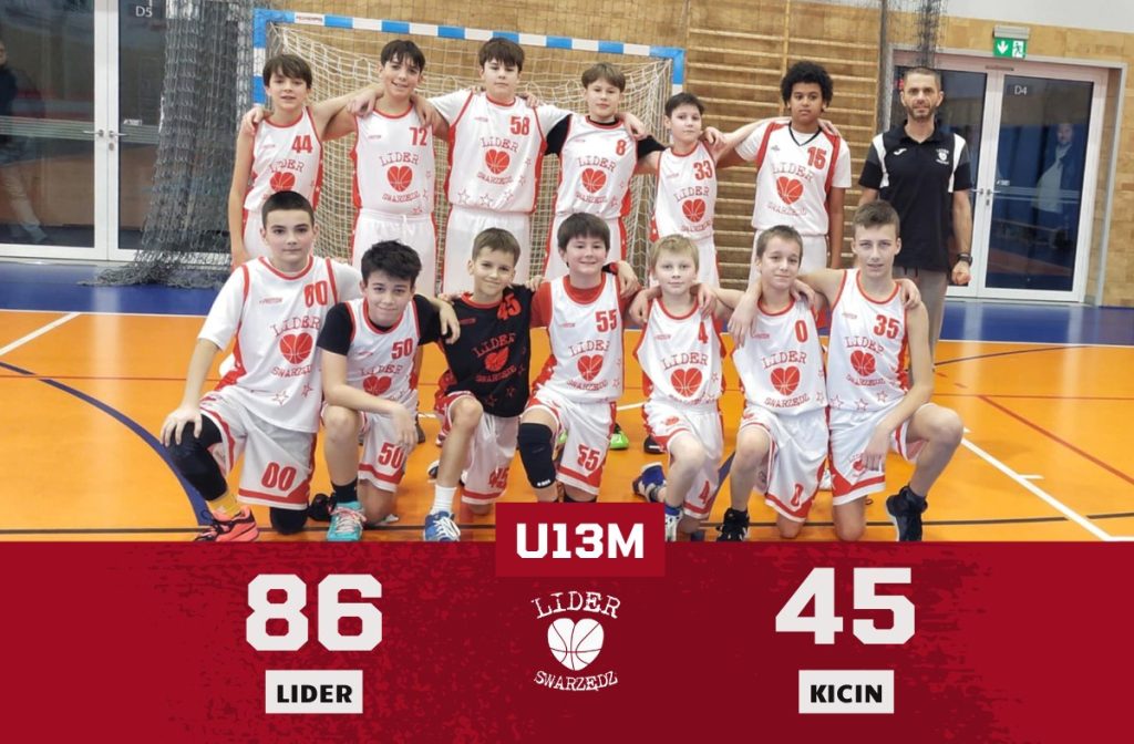 koszykarska młodzież Lidera