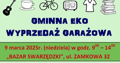 Pierwsza w tym roku "Gminna Eko Wyprzedaż Garażowa"