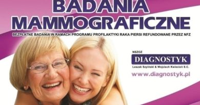 Badania mammograficzne przy Cechu Stolarzy: 20 maja
