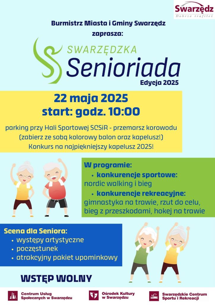 III Swarzędzka Senioriada - 22 maja