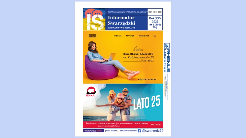Nowy numer miesięcznika Informator Swarzędzki - maj 2025