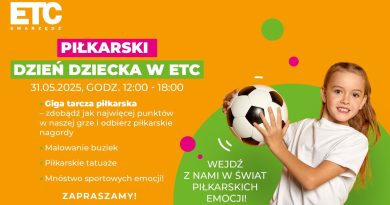 Piłkarski Dzień Dziecka w ETC Swarzędz – czas na radość, zabawę i nagrody!