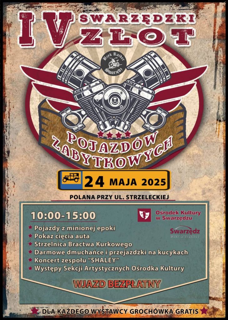 Zabytkowe pojazdy w Swarzędzu: 24 maja IV Swarzędzki Zlot