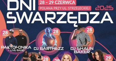 Harmonogram występów Dni Swarzędza 2025