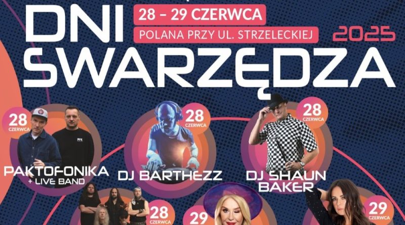 Harmonogram występów Dni Swarzędza 2025
