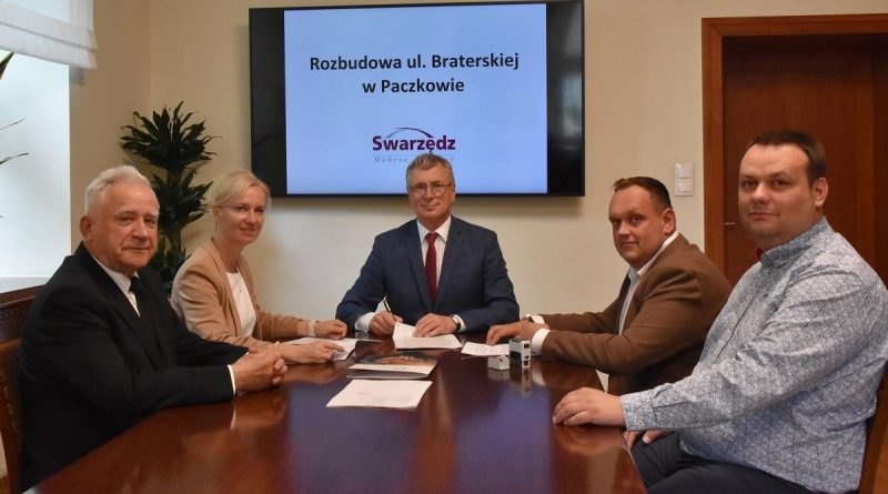 Rozbudowa ulicy Braterskiej w Paczkowie – podpisano umowę
