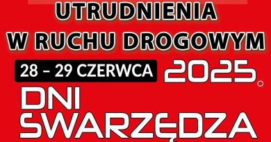 Utrudnienia w ruchu drogowym podczas Dni Swarzędza