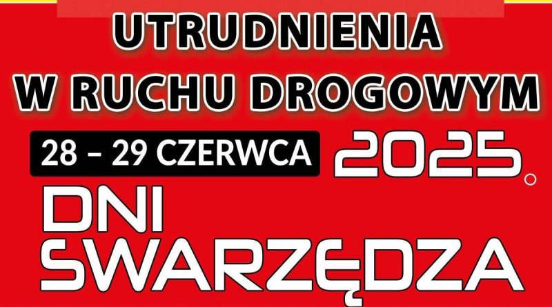 Utrudnienia w ruchu drogowym podczas Dni Swarzędza