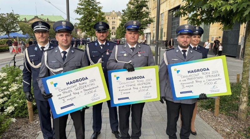 Dzielnicowy Roku z Kostrzyna wyróżniony podczas Święta Policji