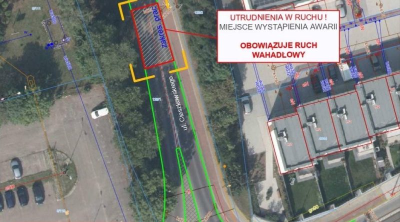 Ruch wahadłowy na ulicy Cieszkowskiego: od 22 lipca