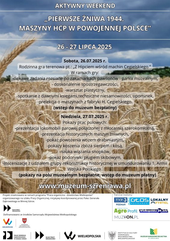 Rodzinna gra i żniwa z historią w Muzeum Narodowym Rolnictwa