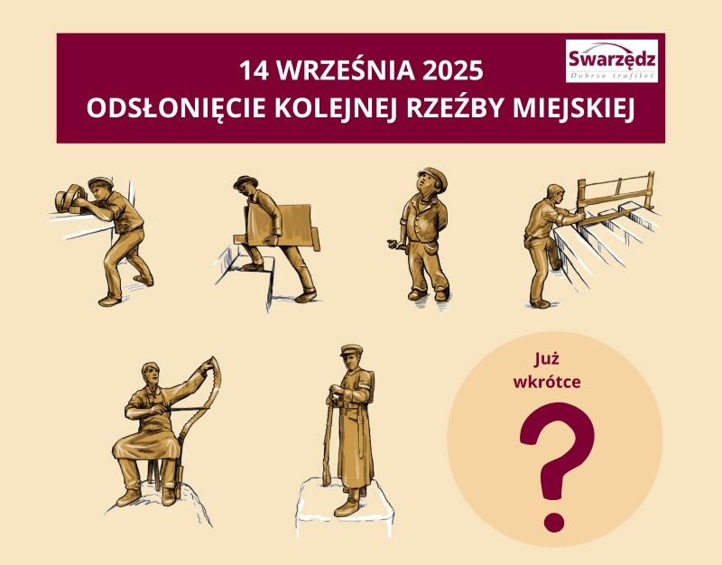 Nowa rzeźba w Swarzędzu: odsłonięcie 14 września