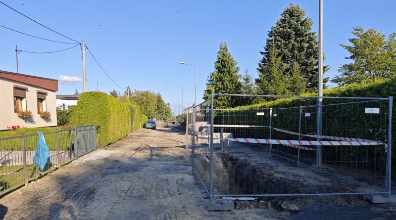 W Paczkowie trwa przebudowa ulicy Braterskiej