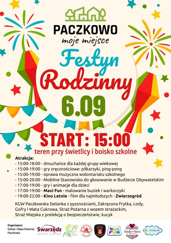 Festyn Rodzinny i Kino Letnie w Paczkowie — 6 września