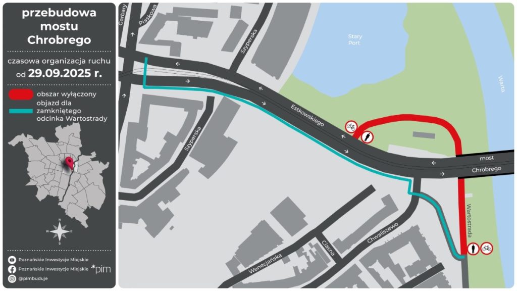 Od 2 listopada bez tramwajów, a już teraz zamknięcie Wartostrady