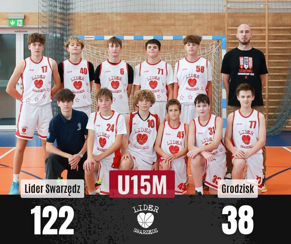 Koszykarska młodzież Lidera się rozgrzewa