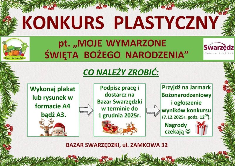 Jarmark Bożonarodzeniowy na Bazarze Swarzędzkim już 7 grudnia