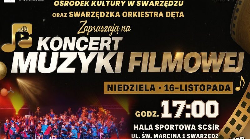 Koncert muzyki filmowej w Swarzędzu już 16 listopada