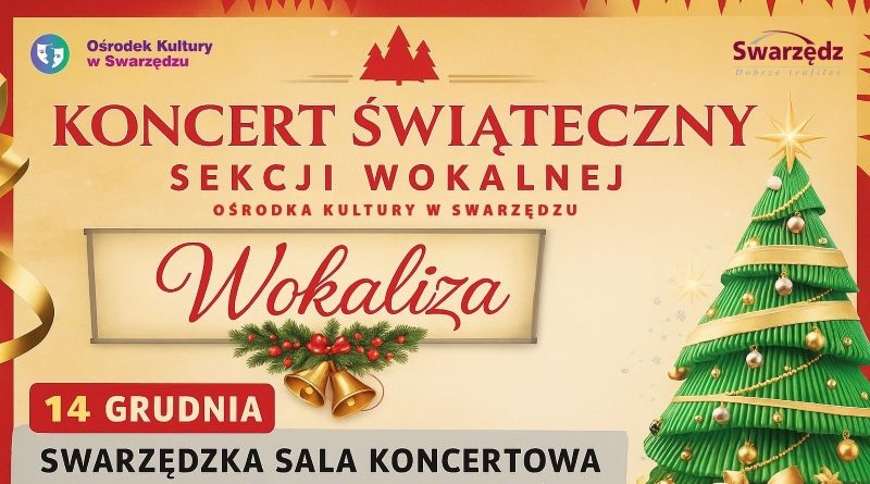 Koncert Świąteczny Sekcji Wokalnej Wokaliza już 14 grudnia