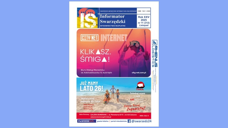 Listopadowy Informator Swarzędzki - zapraszamy do lektury