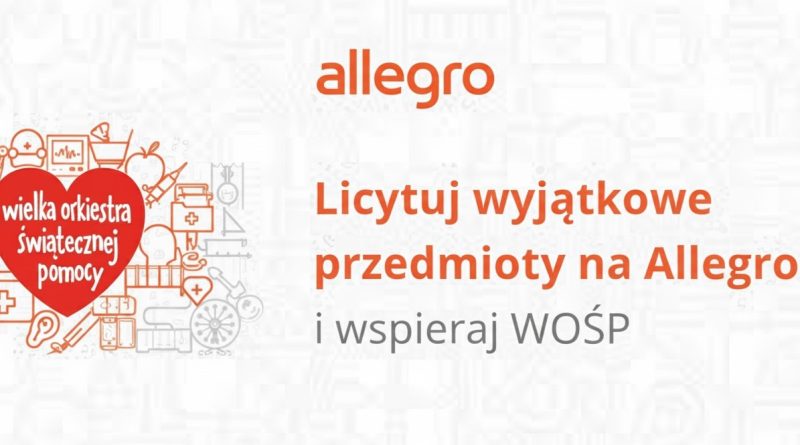 Wystartowały aukcje Allegro WOŚP swarzędzkiego Sztabu