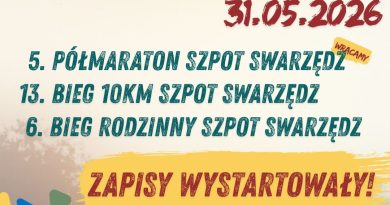 Wystartowały zapisy na Biegi Szpot Swarzędz 2026: powrót półmaratonu