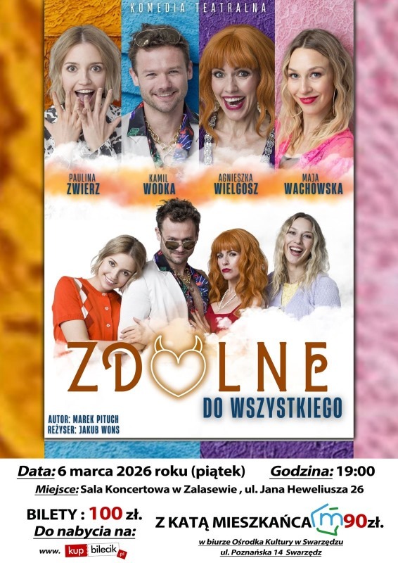 Komedia Zdolne do Wszystkiego - spektakl w Zalasewie