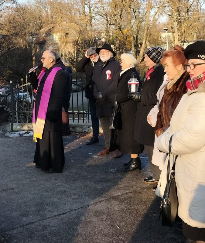 Modlitwa za powstańców w kościele św. Marcina w Swarzędzu