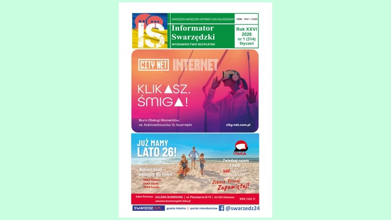 Informator Swarzędzki na styczeń 2026 - jest nowy numer!