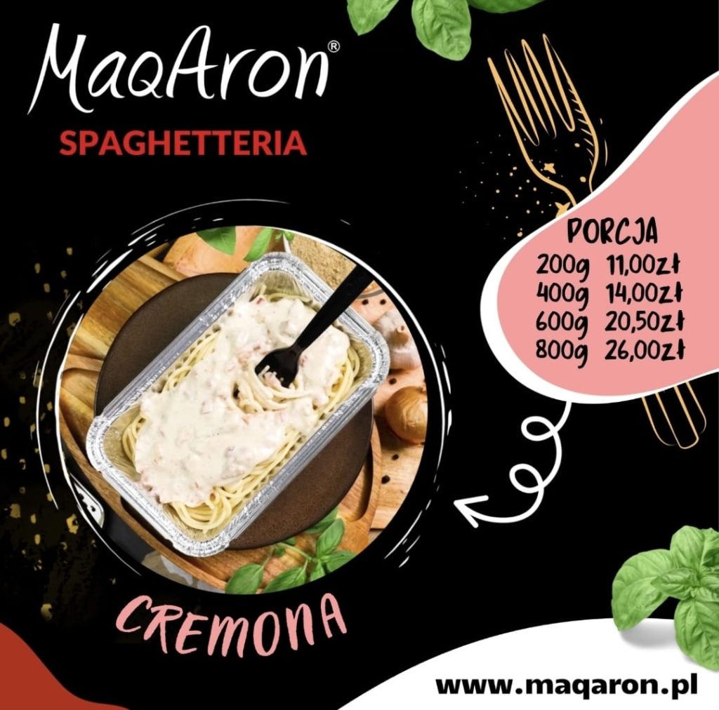 Szybko, smacznie i tanio - tak jest w Spaghetteriach MaQAron