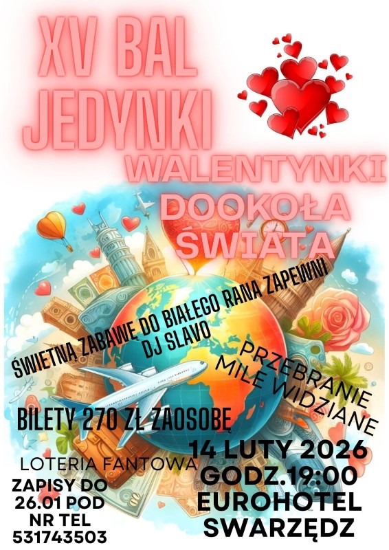 XV Bal Jedynki w Swarzędzu - walentynki dookoła świata