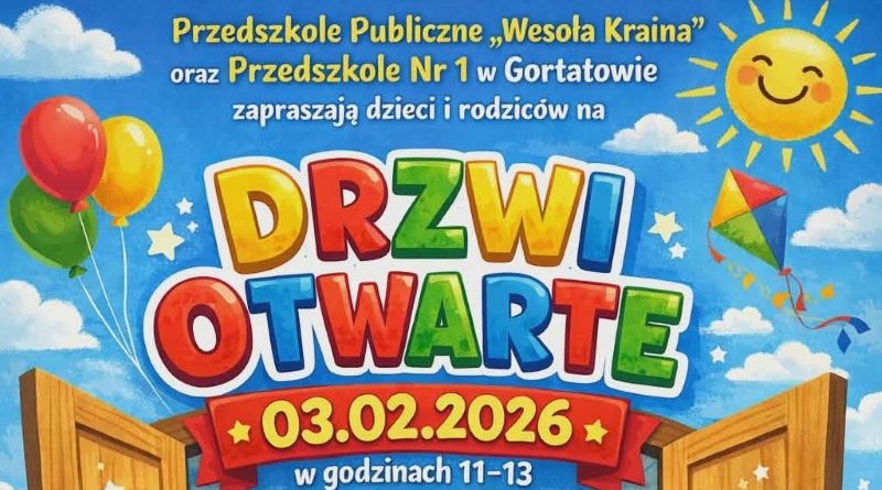 Drzwi otwarte w przedszkolach w Gortatowie już 3 lutego