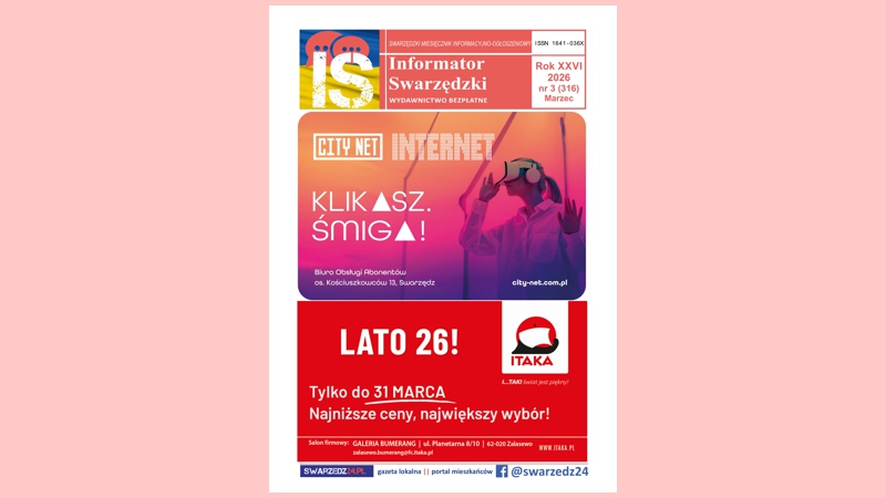  Marcowe wydanie Informatora Swarzędzkiego - zapraszamy!