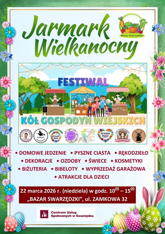 Jarmark Wielkanocny w Swarzędzu oraz festiwal Kół Gospodyń Wiejskich