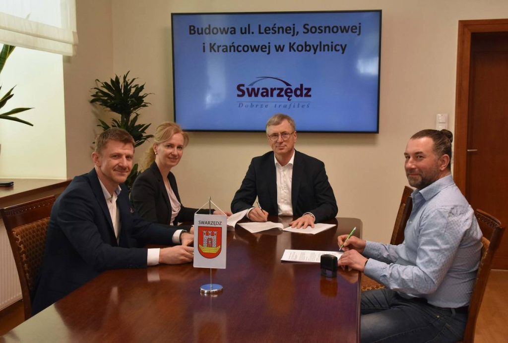 Budowa ulic w Kobylnicy – podpisano umowę na realizację