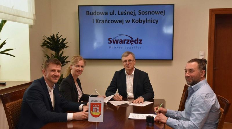 Budowa ulic w Kobylnicy – podpisano umowę na realizację
