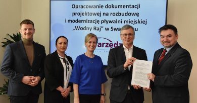 Rozbudowa pływalni Wodny Raj w Swarzędzu – umowa na projekt