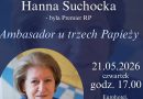 Spotkanie z Hanną Suchocką 21 maja w Swarzędzu