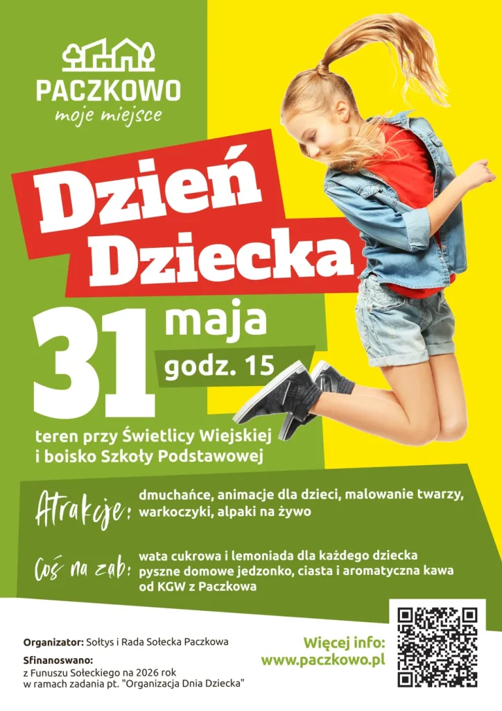Dzień Dziecka w Paczkowie 31 maja