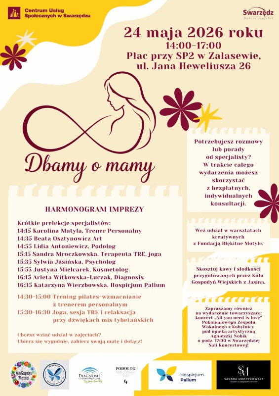 Dbamy o Mamy - Centrum Usług Społecznych zaprasza