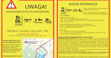 Utrudnienia w ruchu w Swarzędzu: Półmaraton Szpot i Biegu 10 km Utrudnienia w ruchu w Swarzędzu: Półmaraton Szpot i Biegu 10 km
