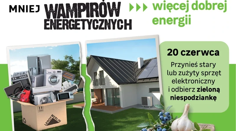 Zbiórka elektrośmieci w Leroy Merlin w Swarzędzu: wymień sprzęt na krzewy
