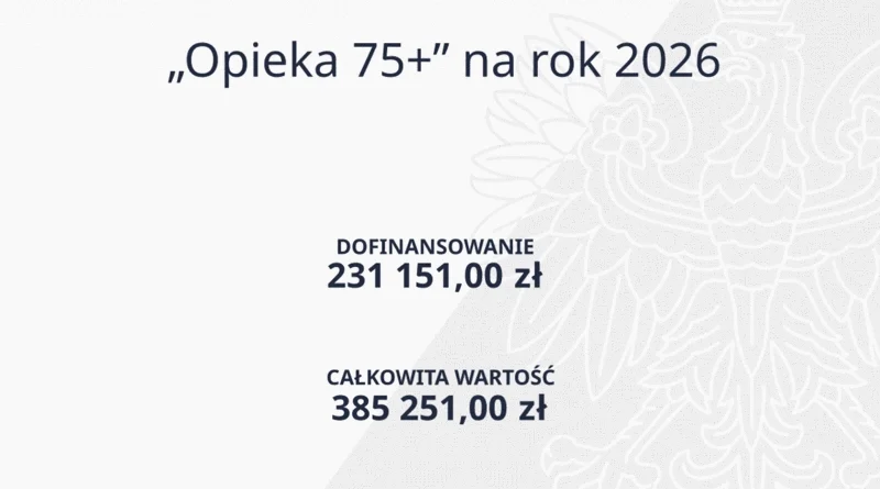 Opieka 75+ czyli wsparcie dla swarzędzkich seniorów