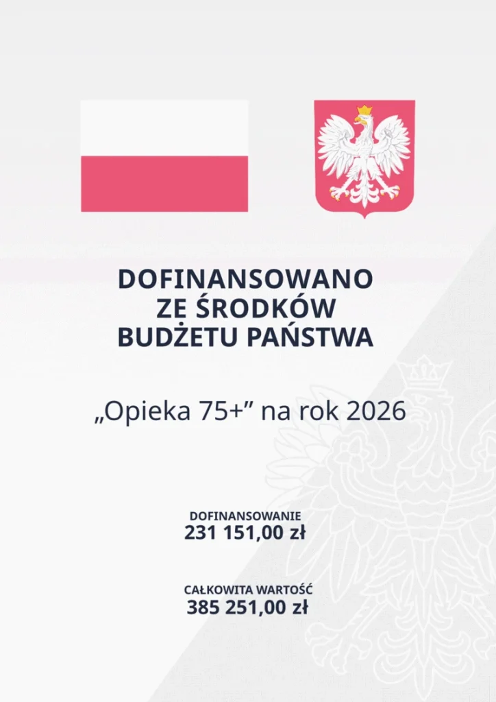 Opieka 75+ czyli wsparcie dla swarzędzkich seniorów