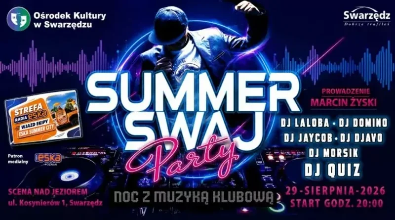 Summer Swaj Party 2026 – klubowa noc na Scenie nad Jeziorem