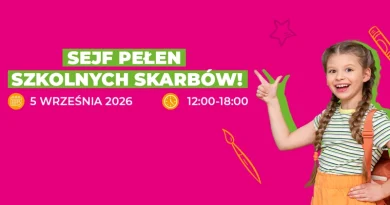 Sejf pełen skarbów - ETC Swarzędz zaprasza dzieci na szkolną misję z nagrodami