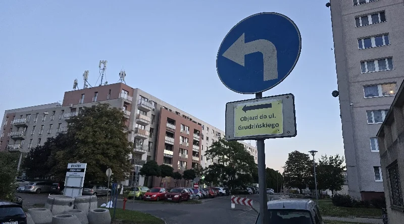 Utrudnienia dla kierowców: kolejny etap na os. Dąbrowszczaków
