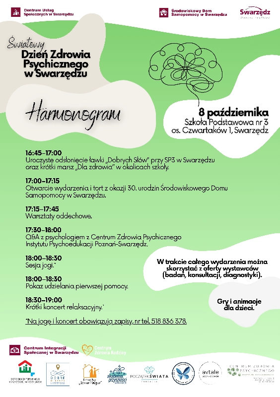 Światowy Dzień Zdrowia Psychicznego w Swarzędzu