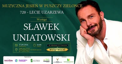 Sławek Uniatowski wystąpi w Uzarzewie z okazji 720-lecia Sławek Uniatowski wystąpi w Uzarzewie z okazji 720-lecia