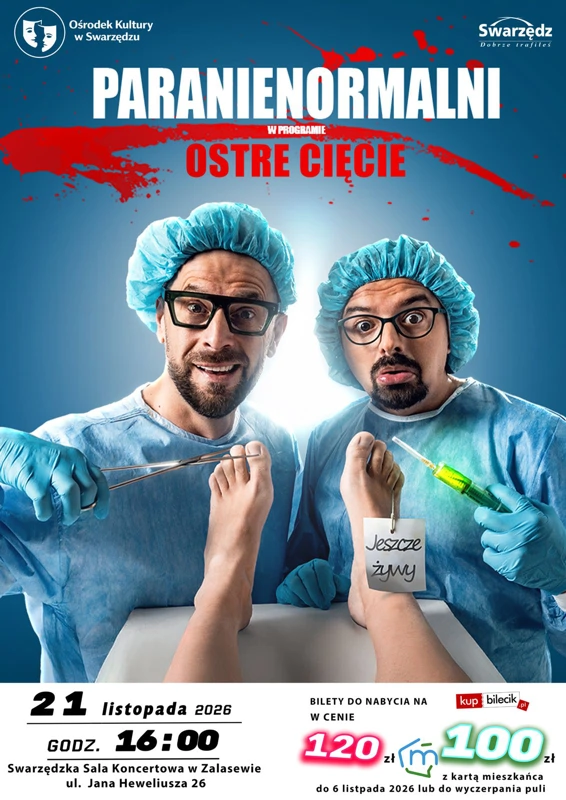 Paranienormalni w Swarzędzu: „Ostre Cięcie”!